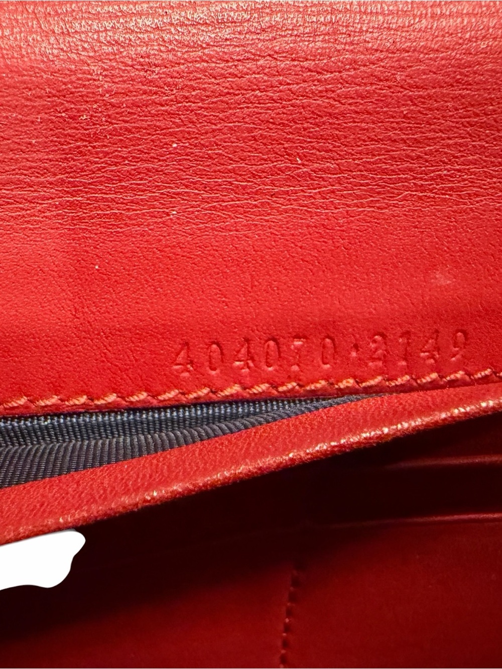 Authentic Gucci Floral GG Supreme Canvas Clutch in Blue and Green - Picture 7 of 10